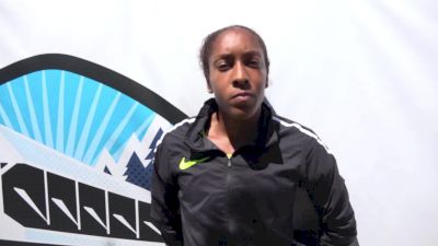 Marielle Hall after making her first Olympic team