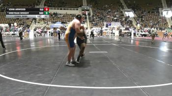 5A 285 lbs Cons. Semi - John Arwood, Valley High School vs Dreydan Wright, Ramsay High School