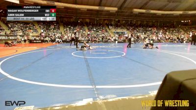 61 lbs Round Of 64 - Hagan Wolfenberger, Keystone Wrestling Club vs Amin Salem, Westshore Wrestling Club