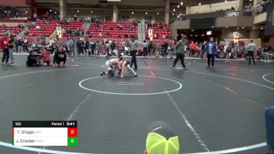 100 lbs Semifinal - Tucker Driggs, Manhattan Wrestling Club vs Jacoby Crocker, Open Mats Wrestling Club