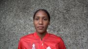 Ajee Wilson after making her first Olympic team