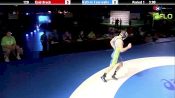 120 lbs Final - Nathan Tomasello, OH vs Kaid Brock, OK
