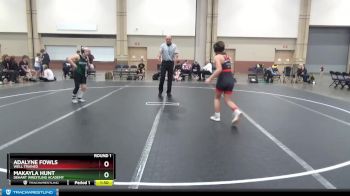 127 lbs Round 1 - Adalyne Fowls, Well Trained vs Makayla Hunt, DeHart Wrestling Academy