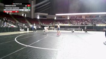 184 lbs 5th Place - Ronald Black, Liberty vs Matthew Diamond, Menlo College (NCWA)