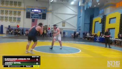 285 lbs Cons. Semi - Eliedxander Jarquin-Torres, William Penn H.S. vs Andrew Semmel, Salesianum