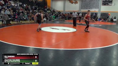 N-16 lbs Semifinal - Eli Shedek, LMWC vs Paxton Maurer, Big Game Wrestling Club