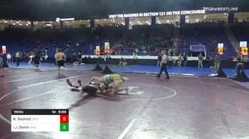 182 lbs Quarterfinal - Kody Rashed, Concord vs James Danis, Essex