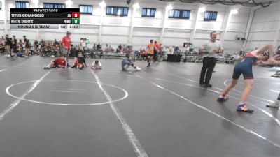 120 lbs Round 5 (6 Team) - Titus Colangelo, All American vs Nate Dentz, Phoenix WC