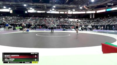 120 lbs Champ. Round 2 - Will Rossi, Coeur D Alene vs Wyatt Griffith, Fruitland