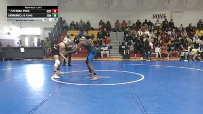165 lbs Semifinal - Demetrious King, John Marshall vs Colton Lewis, Nottoway