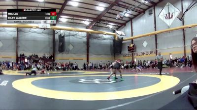 115 lbs Cons. Round 2 - Riley Walker, Kearney HS vs Mia Lee, Lebanon HS