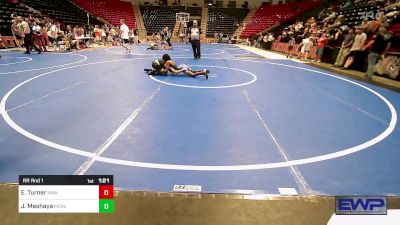 90-95 lbs Rr Rnd 1 - EJ Turner, HURRICANE WRESTLING ACADEMY vs Jacob Meshaya, Mcalester Youth Wrestling