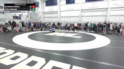 S-126 lbs Round Of 16 - Jackson Farrell, MI vs Cael Hedlund, PA