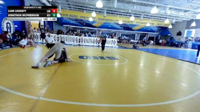150 lbs Quarters & Wb (16 Team) - Jonathon McPherson, Ocoee WC vs Liam Leggett, LG Maroon