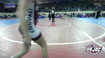 65 lbs Semifinal - Kynlee Cary, Owasso Takedown Club vs Marleigh Howell, Viking Wrestling Club