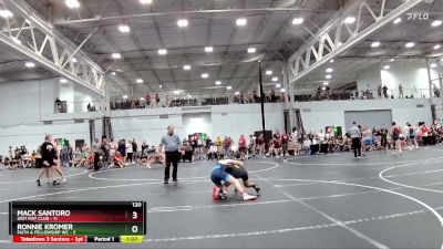 120 lbs Round 7 (8 Team) - Mack Santoro, Grit Mat Club vs Ronnie Kromer, Faith & Fellowship WC