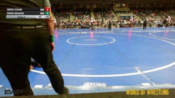 120 lbs Final - Sidda Evans, Ogden's Outlaws Wrestling Club vs Piper Weaver, Cushing