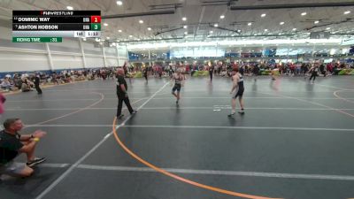 150 lbs Champ. Round 3 - Ashton Hobson, Unattached vs Dominic Way, Unattached