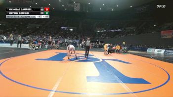 4A Boys 132 lbs Semifinal - Nicholas Campbell, North Bend Boys vs Jeffery Conklin, Cottage Grove Boys