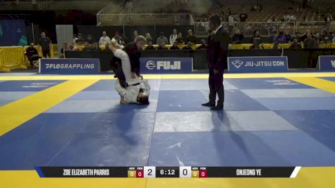 Onjeong Ye vs Zoe Elizabeth Parris 2025 Pan Jiu Jitsu IBJJF Championship