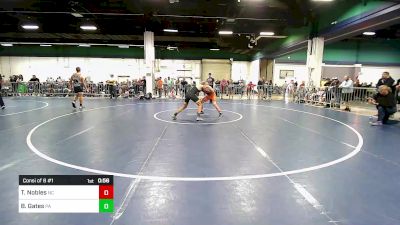 145 lbs Consi Of 8 #1 - Travis Nobles, NC vs Bode Gates, PA