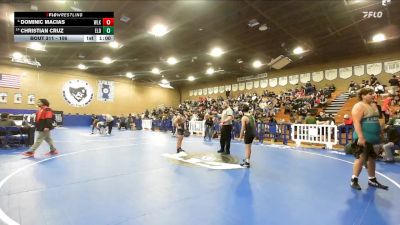 106 lbs Cons. Round 2 - Christian Cruz, El Diamante vs Dominic Macias, Woodlake