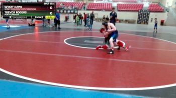 135 lbs Round 1 - Wyatt Davis, Smoky Mountain Youth Wrestling vs Trevor Rogers, North Carolina