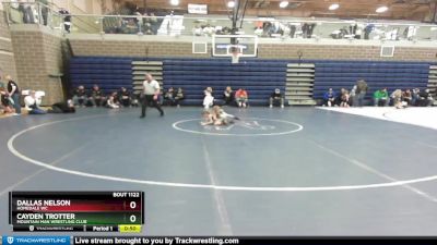 50 lbs Semifinal - Dallas Nelson, Homedale WC vs Cayden Trotter, Mountain Man Wrestling Club