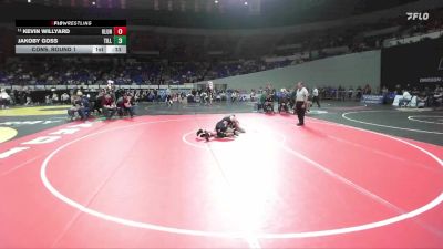 4A Boys 138 lbs Cons. Round 1 - Kevin Willyard, Klamath Union Boys vs Jakoby Goss, Tillamook Boys