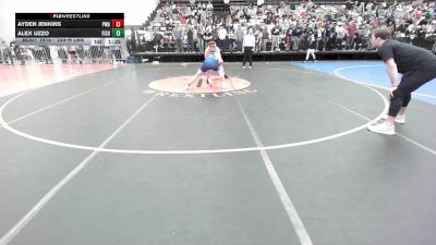 154-H lbs Round Of 64 - Ayden Jenkins, Pittsgrove Wrestling Association vs Alex Uzzo, Fisheye