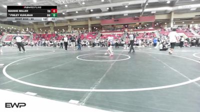 65 lbs Cons. Round 4 - Maddie Miller, Trailblazer vs Finley Kuhlman, Oakley