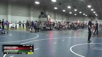 90 lbs Quarterfinal - Jackson Farrell, West Michigan Pursuit vs Jacob Brautigam, Northwest Red Crushers