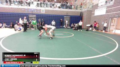 160/170 Round 5 - Robert Rodriguez Jr, Culver Mat Club vs Cody Ziemer, Unaffiliated