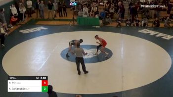 106 lbs Prelims - Ben Cyr, Hingham vs Adam Schaeublin, Saint John's Prep