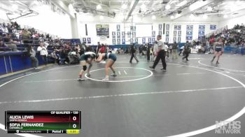 130 lbs Quarterfinal - Sofia Fernandez, Camarillo vs Alicia Lewis, Santa Monica