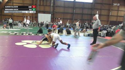 152 lbs Quarterfinal - Aaron Ellison, Lumberton Sr High vs Benjamin Koch, Blair Academy