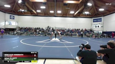 149 lbs Quarterfinal - Noah Elliott, Menlo College vs Hercules Windrath, Cal Poly SLO