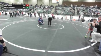 57 lbs Quarterfinal - Jack Smith, Team Coalinga vs Brody Thomas, Mattime