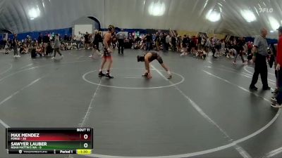 92 lbs Round 3 (8 Team) - Max Mendez, FORGE vs Sawyer Lauber, Noah Mattin`s WA