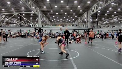 90 lbs Finals (2 Team) - Natalie Smith, Lady Bandits vs Delaney Emison, 5forty Lady Brawlers