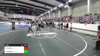 72 lbs Rr Rnd 4 - Kylie Bradley, Juggernaut Wrestling Club vs Izabella Pacheco, Monte Vista Takedown Club