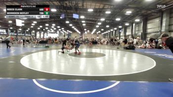 90 lbs Rr Rnd 2 - Reece Clark, All-American Wrestling Club MS vs Morrison Motley, Terps Xtreme MS