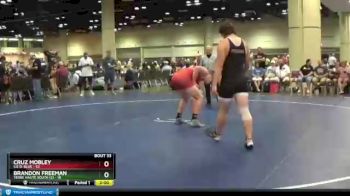 220 lbs Round 7 (10 Team) - Brandon Freeman, Terre Haute South (2) vs Cruz Mobley, S.E.O. Blue