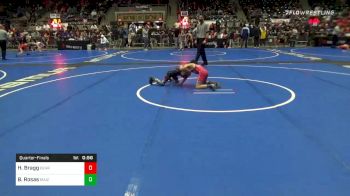 64 lbs Quarterfinal - Hudson Bragg, Bear Cave vs Baron Rosas, Maize WC