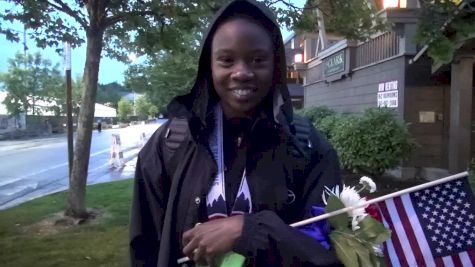 Triple jump American record holder Keturah Orij is Olympic Trials champion at age 20