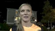 Emma Coburn after winning Olympic Trials steeplechase