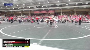 136 lbs Quarterfinal - Evelyn Rudy, Lawrence Elite vs Tatum Gardner, Wellsville Kid