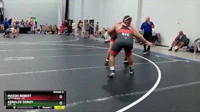 215 lbs Round 6 (8 Team) - Mason Rebert, Gettysburg vs Kerolos Gorgy, BTS