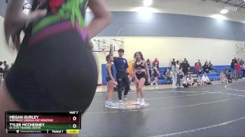 101 lbs Round 3 - Tyler McChesney, KC Elite Training Center vs Megan Gurley, Northeast Georgia Mat Monstars