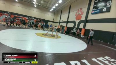 132A Round 3 - Noah Irvine, Lander Valley vs Carter Evans, Natrona County